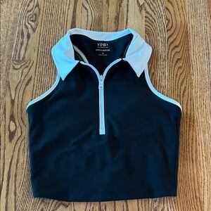 Abercrombie & Fitch YPB Sculpt LUX Polo Tank Sports Bra Size S